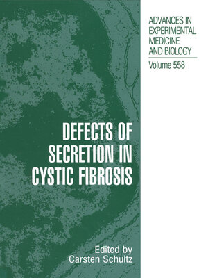 cover image of Defects of Secretion in Cystic Fibrosis